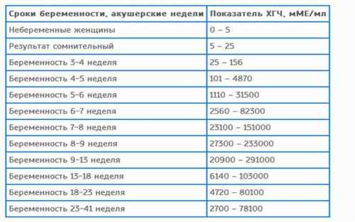 ХГЧ при беременности